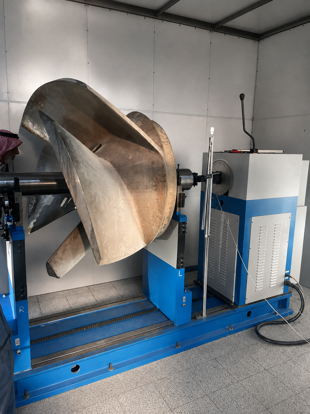Dynamic Balancing of 2.5 Ton Marine Propeller 